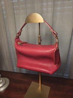 Vintage Coach Soho Bag Red Leather Mini